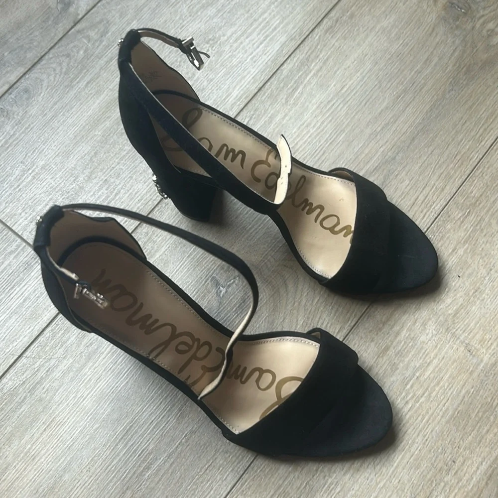 NWOB Sam Edelman yaro 2 beaded bee and dragonfly heels 10 - Picture 4 of 7